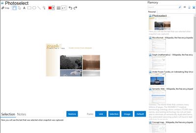 Photoselect - Flamory bookmarks and screenshots