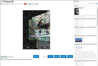 Photosynth - Flamory bookmarks and screenshots