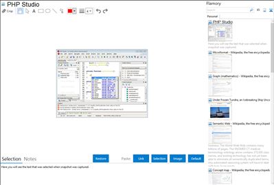 PHP Studio - Flamory bookmarks and screenshots