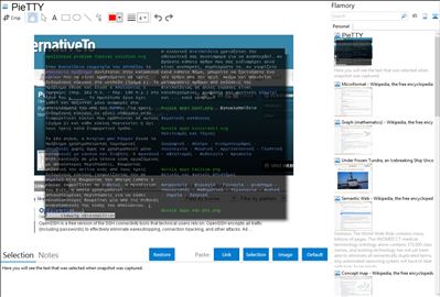 PieTTY - Flamory bookmarks and screenshots