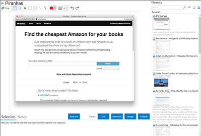 Piranhas - Flamory bookmarks and screenshots