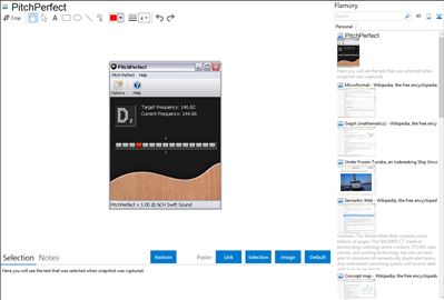 PitchPerfect - Flamory bookmarks and screenshots