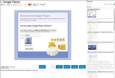 Google Places - Flamory bookmarks and screenshots
