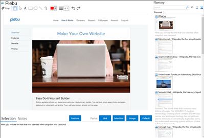 Plebu - Flamory bookmarks and screenshots