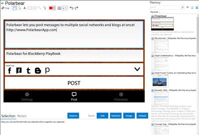 Polarbear - Flamory bookmarks and screenshots