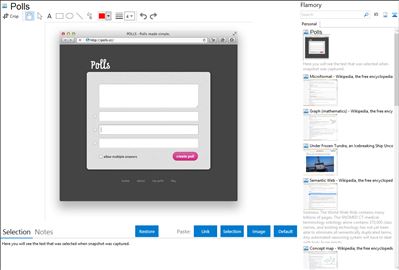 Polls - Flamory bookmarks and screenshots