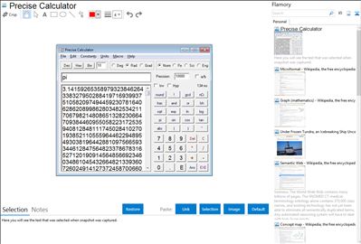 Precise Calculator - Flamory bookmarks and screenshots