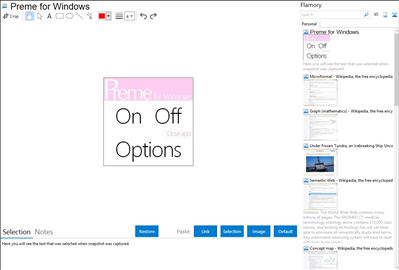 Preme for Windows - Flamory bookmarks and screenshots