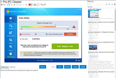 Pro PC Cleaner - Flamory bookmarks and screenshots
