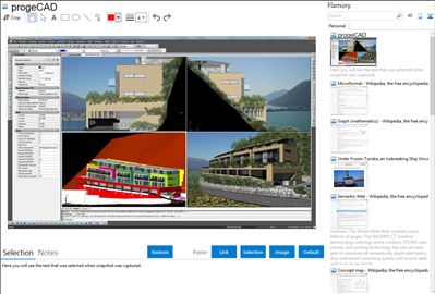 progeCAD - Flamory bookmarks and screenshots
