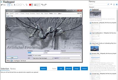 Radegast - Flamory bookmarks and screenshots