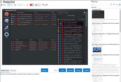 RadioGet - Flamory bookmarks and screenshots