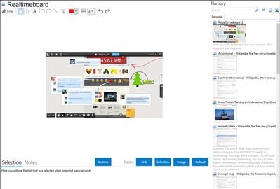 Realtimeboard - Flamory bookmarks and screenshots