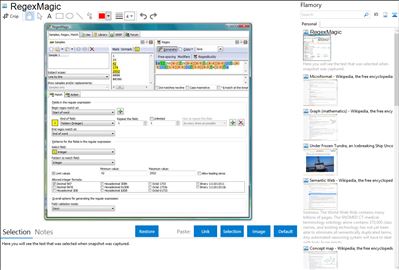 RegexMagic - Flamory bookmarks and screenshots