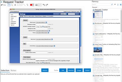 Request Tracker - Flamory bookmarks and screenshots