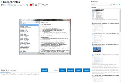 ResophNotes - Flamory bookmarks and screenshots
