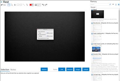 Rest - Flamory bookmarks and screenshots