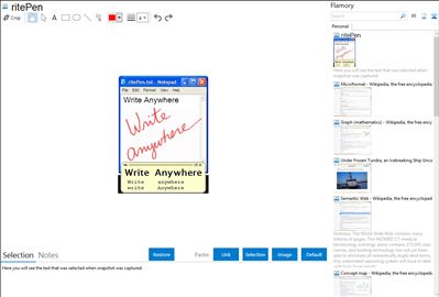 ritePen - Flamory bookmarks and screenshots