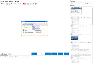 Rohos Mini Drive - Flamory bookmarks and screenshots