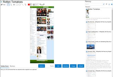 Rotten Tomatoes - Flamory bookmarks and screenshots