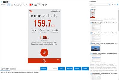 Run+ - Flamory bookmarks and screenshots
