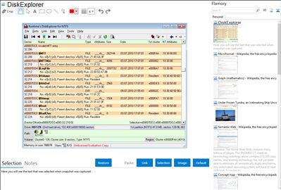 DiskExplorer - Flamory bookmarks and screenshots