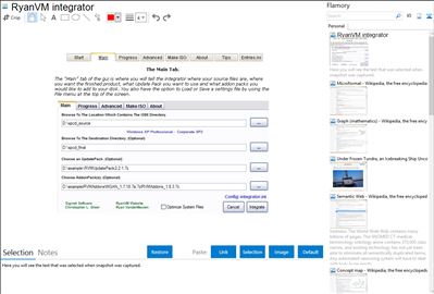 RyanVM integrator - Flamory bookmarks and screenshots