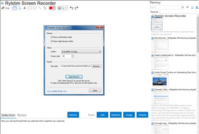 Rylstim Screen Recorder - Flamory bookmarks and screenshots