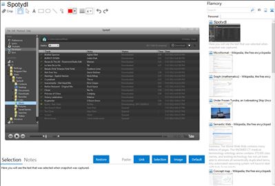 Spotydl - Flamory bookmarks and screenshots