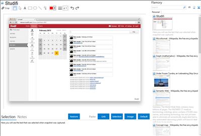 Studifi - Flamory bookmarks and screenshots