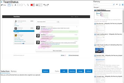 TeamStatus - Flamory bookmarks and screenshots