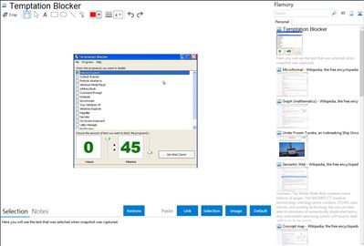 Temptation Blocker - Flamory bookmarks and screenshots