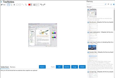 TexNotes - Flamory bookmarks and screenshots