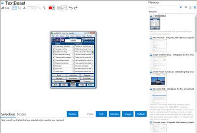 TextBeast - Flamory bookmarks and screenshots