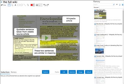the full wiki - Flamory bookmarks and screenshots