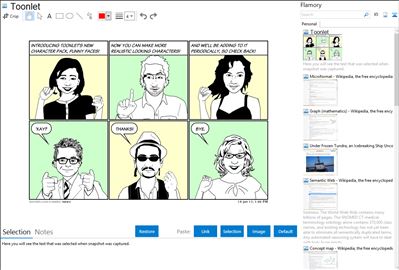 Toonlet - Flamory bookmarks and screenshots