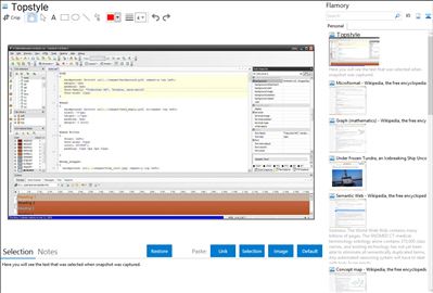 Topstyle - Flamory bookmarks and screenshots