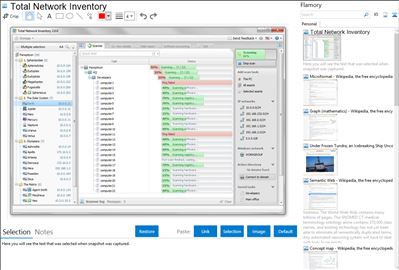 Total Network Inventory - Flamory bookmarks and screenshots