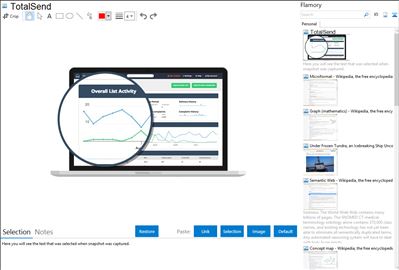 TotalSend - Flamory bookmarks and screenshots