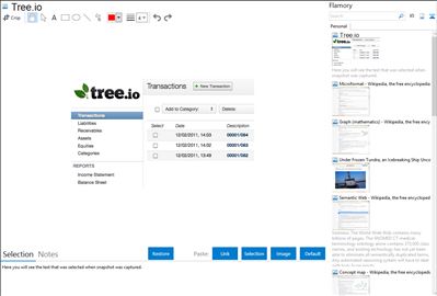 Tree.io - Flamory bookmarks and screenshots