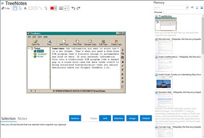 TreeNotes - Flamory bookmarks and screenshots