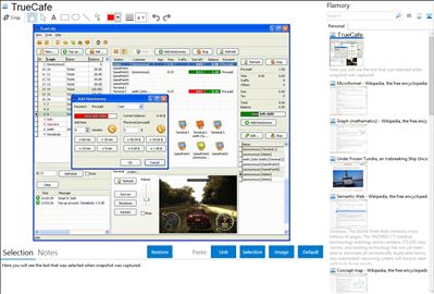TrueCafe - Flamory bookmarks and screenshots
