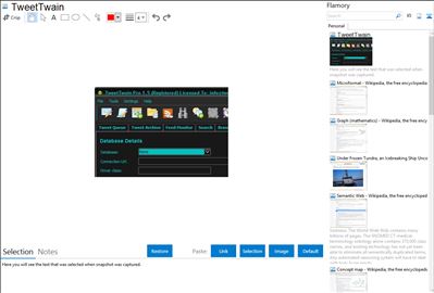 TweetTwain - Flamory bookmarks and screenshots