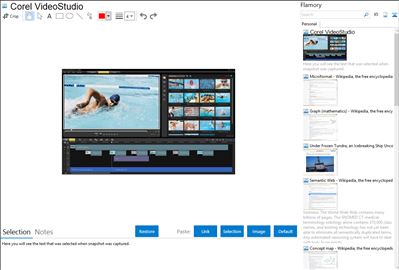 Corel VideoStudio - Flamory bookmarks and screenshots