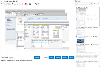 Valentina Studio - Flamory bookmarks and screenshots