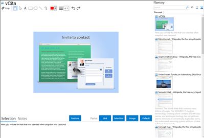 vCita - Flamory bookmarks and screenshots