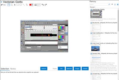 Vectorian Giotto - Flamory bookmarks and screenshots