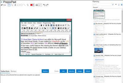 PrepixPad - Flamory bookmarks and screenshots