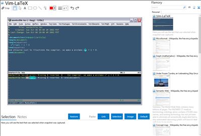 Vim-LaTeX - Flamory bookmarks and screenshots