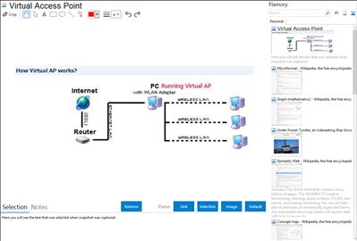 Virtual Access Point - Flamory bookmarks and screenshots